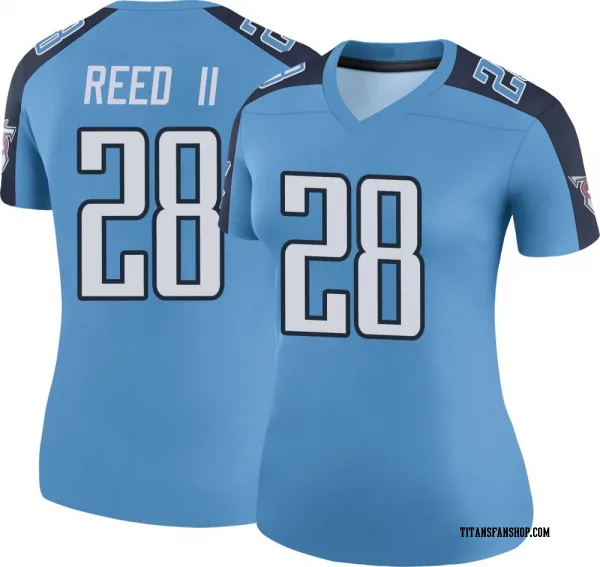 Women's Jerrick Reed II Tennessee Titans Legend Light Blue Color Rush Jersey
