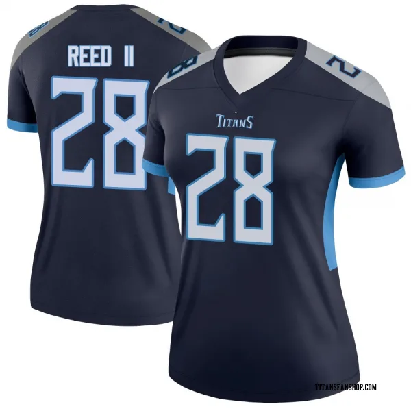 Women's Jerrick Reed II Tennessee Titans Legend Navy Jersey