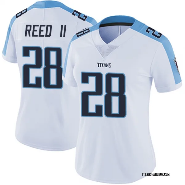 Women's Jerrick Reed II Tennessee Titans Limited White Vapor Untouchable Jersey