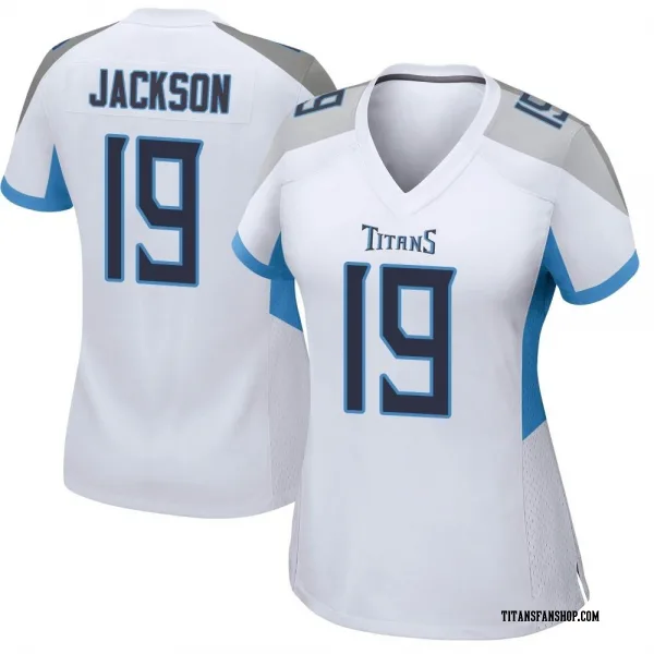 Women's Jha'Quan Jackson Tennessee Titans Game White Jersey