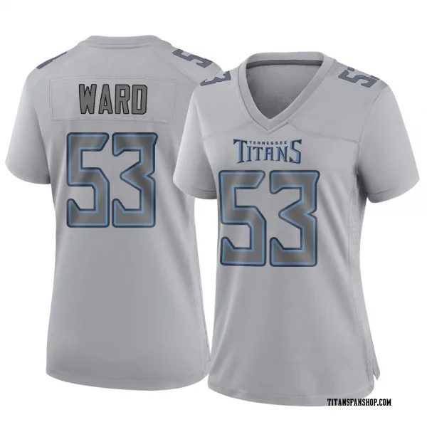 Women's Jihad Ward Tennessee Titans Game Gray Atmosphere Fashion Jersey