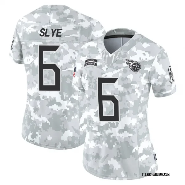 Women's Joey Slye Tennessee Titans Limited Arctic Camo 2024 Salute to Service Jersey