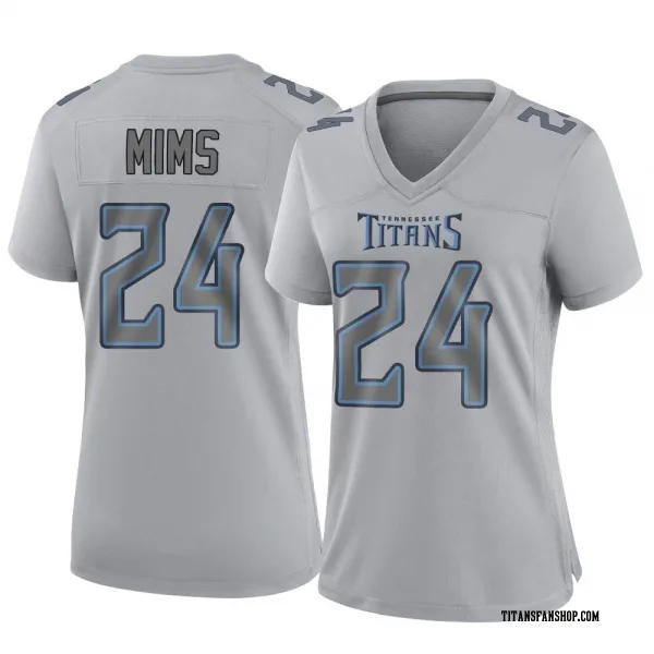 Women's Jordan Mims Tennessee Titans Game Gray Atmosphere Fashion Jersey