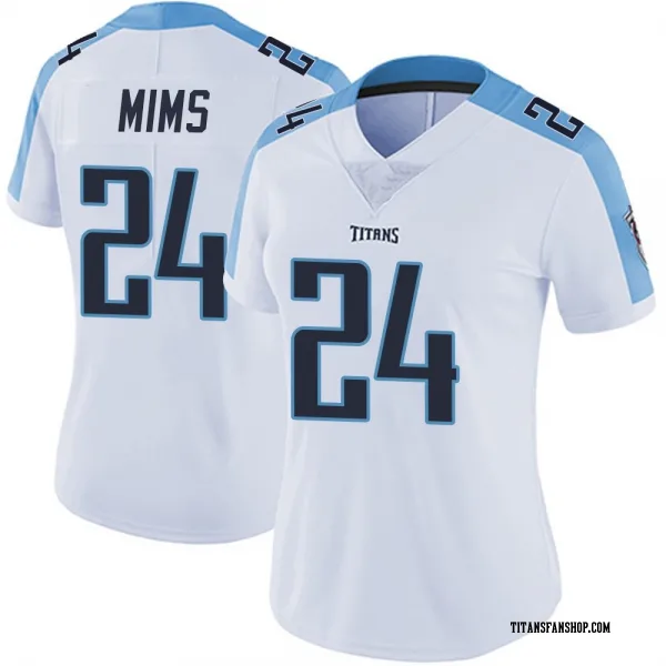 Women's Jordan Mims Tennessee Titans Limited White Vapor Untouchable Jersey