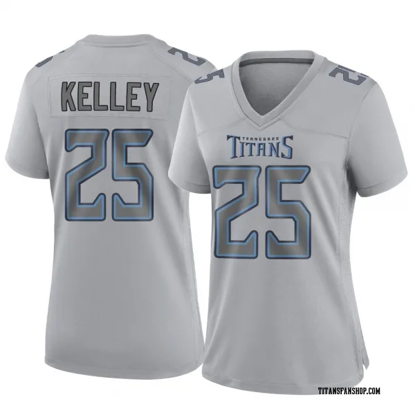 Women's Joshua Kelley Tennessee Titans Game Gray Atmosphere Fashion Jersey