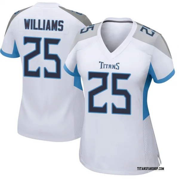 Women's Joshua Williams Tennessee Titans Game White Jersey