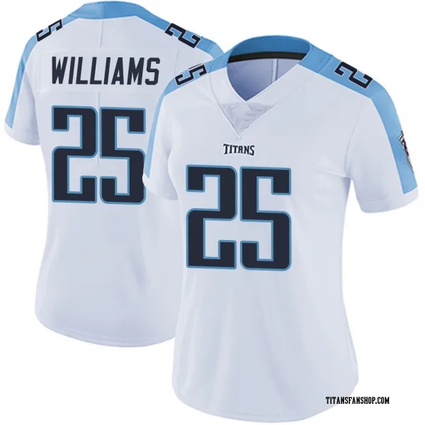 Women's Joshua Williams Tennessee Titans Limited White Vapor Untouchable Jersey