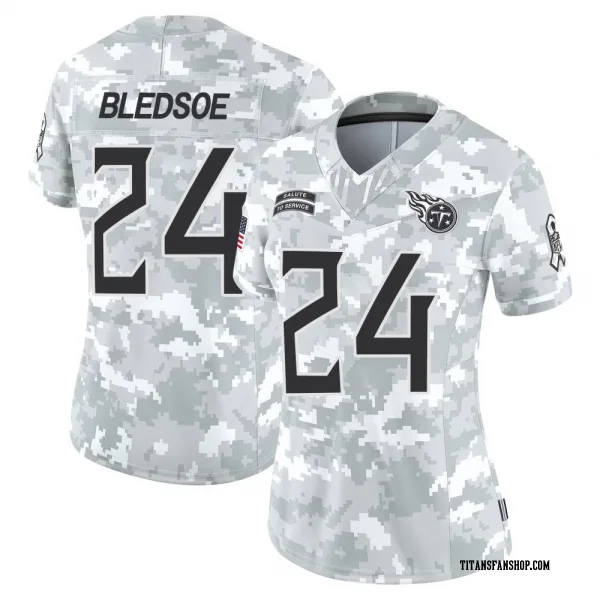 Women's Joshuah Bledsoe Tennessee Titans Limited Arctic Camo 2024 Salute to Service Jersey