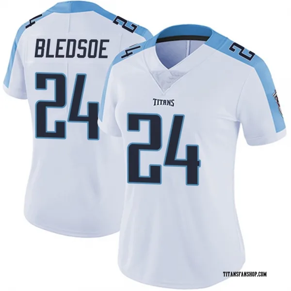 Women's Joshuah Bledsoe Tennessee Titans Limited White Vapor Untouchable Jersey