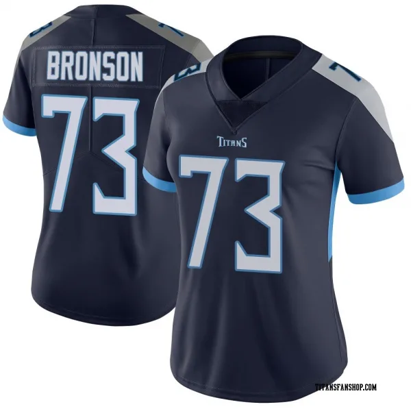 Women's Josiah Bronson Tennessee Titans Limited Navy Vapor Untouchable Jersey