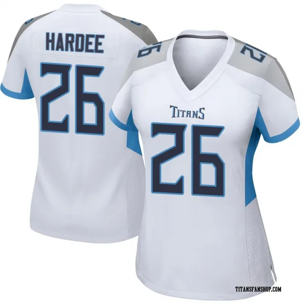 Women's Justin Hardee Sr. Tennessee Titans Game White Jersey
