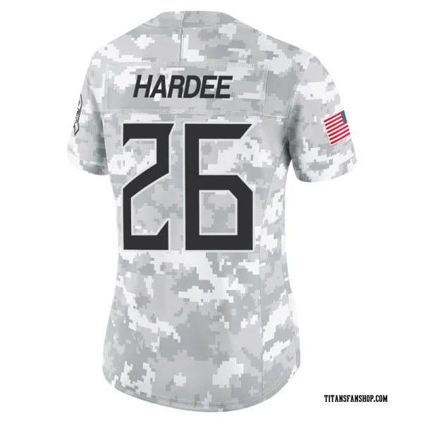 Women's Justin Hardee Sr. Tennessee Titans Limited Arctic Camo 2024 Salute to Service Jersey