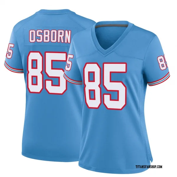 Women's K.J. Osborn Tennessee Titans Game Light Blue Oilers Throwback Alternate Jersey