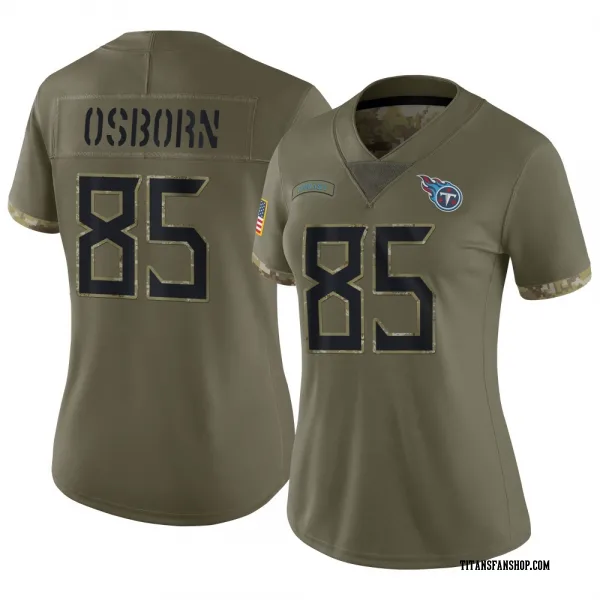 Women's K.J. Osborn Tennessee Titans Limited Olive 2022 Salute To Service Jersey