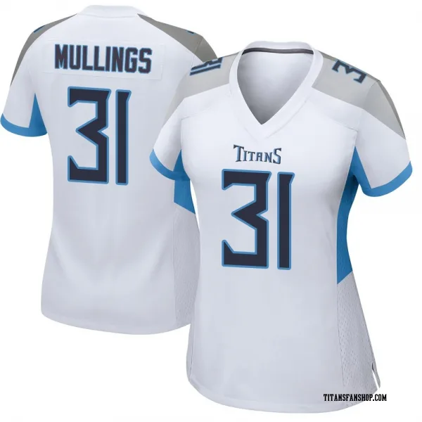 Women's Kalel Mullings Tennessee Titans Game White Jersey