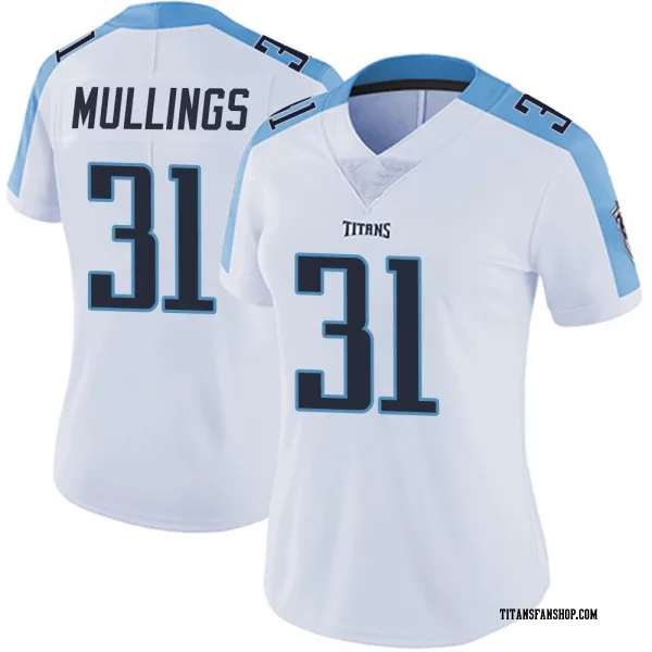 Women's Kalel Mullings Tennessee Titans Limited White Vapor Untouchable Jersey