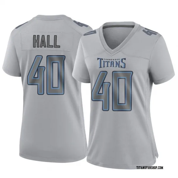 Women's Kemon Hall Tennessee Titans Game Gray Atmosphere Fashion Jersey