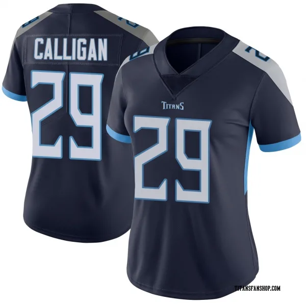 Women's Keydrain Calligan Tennessee Titans Limited Navy Vapor Untouchable Jersey