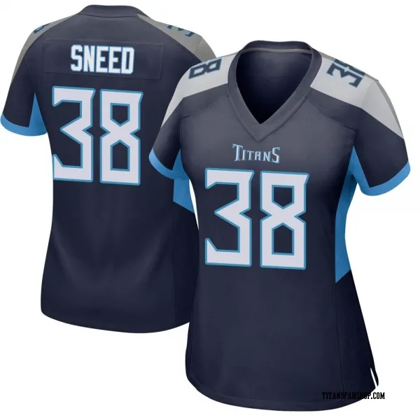 Women's L'Jarius Sneed Tennessee Titans Game Navy Jersey