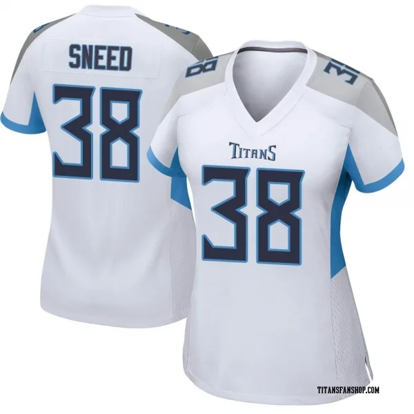Women's L'Jarius Sneed Tennessee Titans Game White Jersey