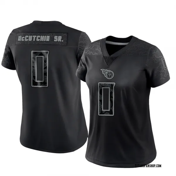 Women's Latrell McCutchin Sr. Tennessee Titans Limited Black Reflective Jersey