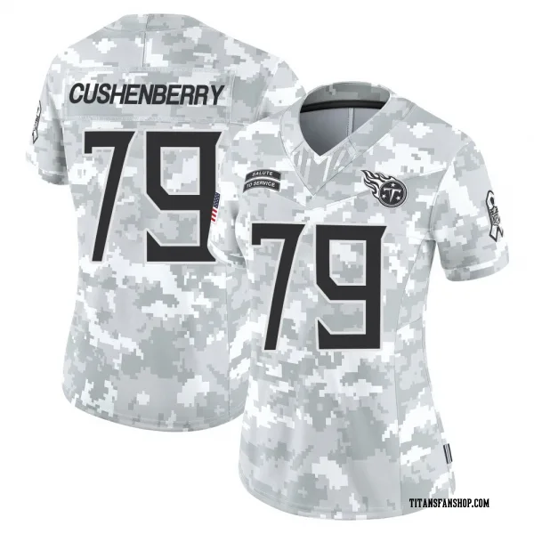 Women's Lloyd Cushenberry III Tennessee Titans Limited Arctic Camo 2024 Salute to Service Jersey