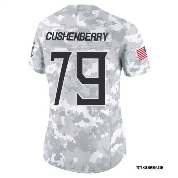 Women's Lloyd Cushenberry III Tennessee Titans Limited Arctic Camo 2024 Salute to Service Jersey