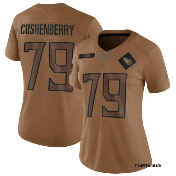 Women's Lloyd Cushenberry III Tennessee Titans Limited Brown 2023 Salute To Service Jersey