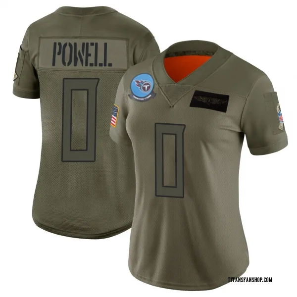 Women's Mani Powell Tennessee Titans Limited Camo 2019 Salute to Service Jersey