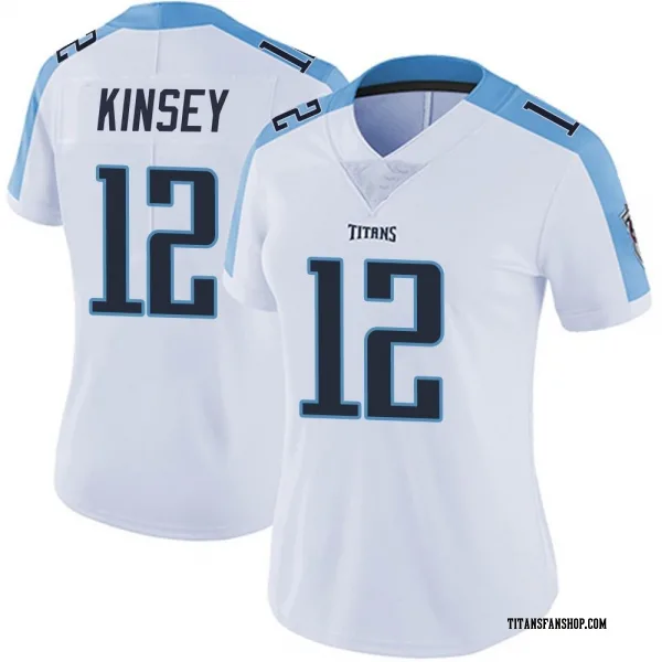 Women's Mason Kinsey Tennessee Titans Limited White Vapor Untouchable Jersey