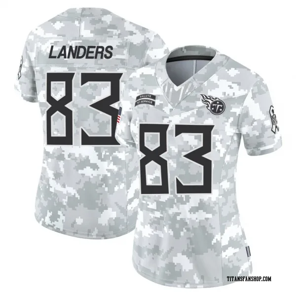 Women's Matt Landers Tennessee Titans Limited Arctic Camo 2024 Salute to Service Jersey