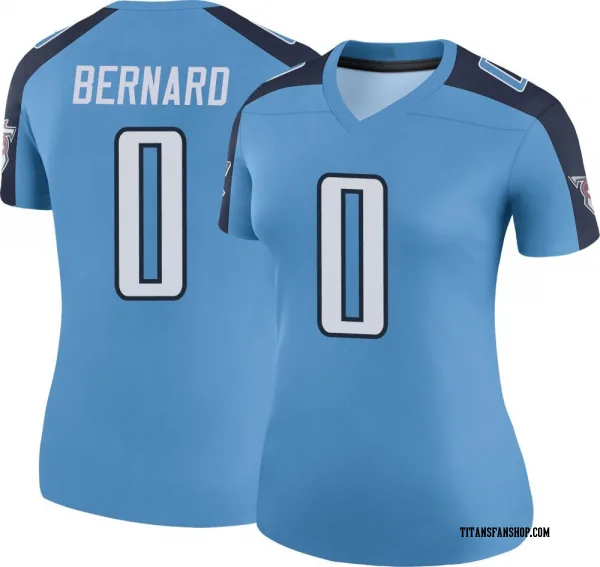 Women's Micah Bernard Tennessee Titans Legend Light Blue Color Rush Jersey