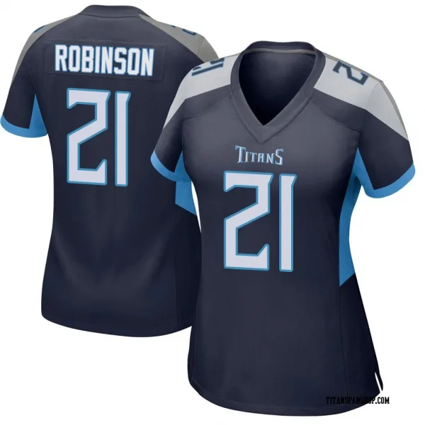 Women's Micah Robinson Tennessee Titans Game Navy Jersey