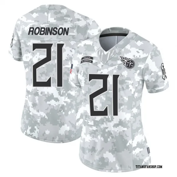 Women's Micah Robinson Tennessee Titans Limited Arctic Camo 2024 Salute to Service Jersey