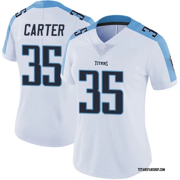 Women's Michael Carter Tennessee Titans Limited White Vapor Untouchable Jersey
