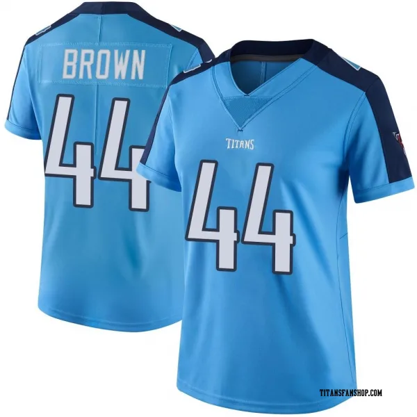 Women's Mike Brown Tennessee Titans Limited Light Blue Color Rush Jersey