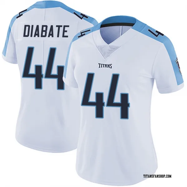 Women's Mohamoud Diabate Tennessee Titans Limited White Vapor Untouchable Jersey