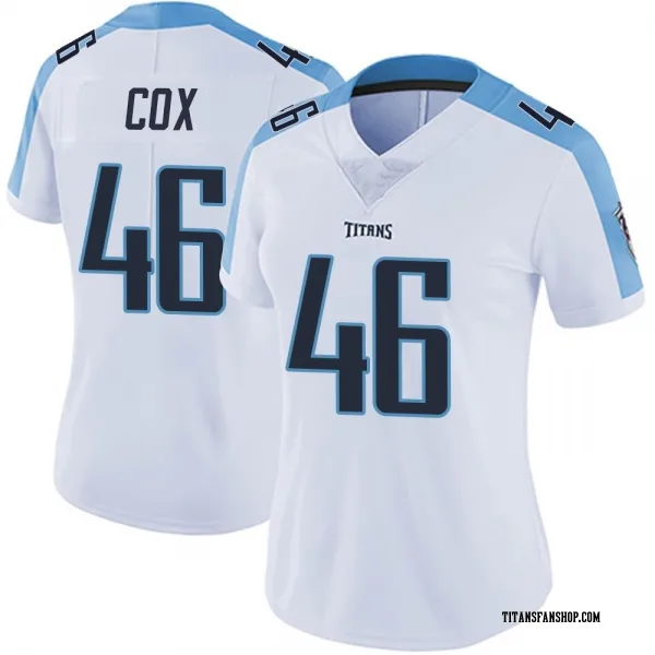 Women's Morgan Cox Tennessee Titans Limited White Vapor Untouchable Jersey