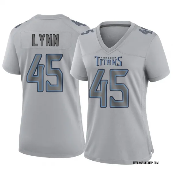 Women's Nate Lynn Tennessee Titans Game Gray Atmosphere Fashion Jersey