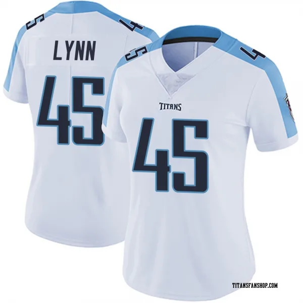 Women's Nate Lynn Tennessee Titans Limited White Vapor Untouchable Jersey
