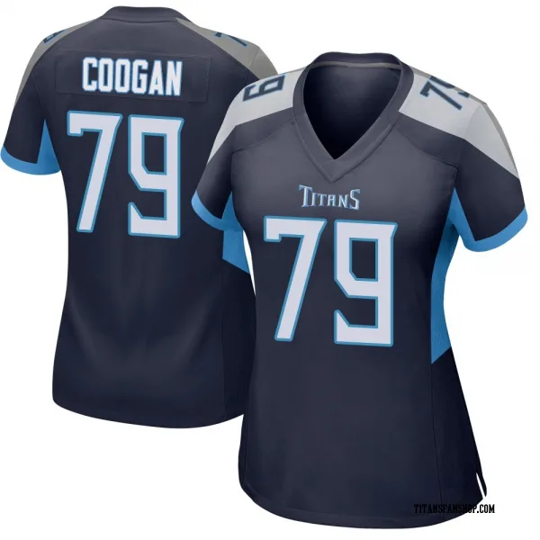 Women's Pat Coogan Tennessee Titans Game Navy Jersey