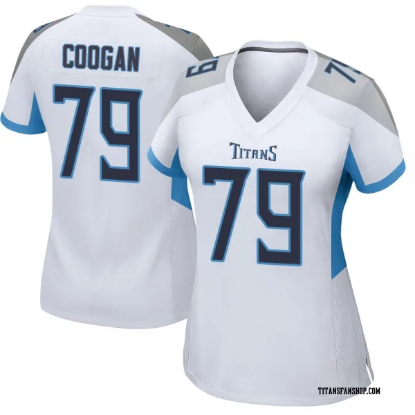 Women's Pat Coogan Tennessee Titans Game White Jersey
