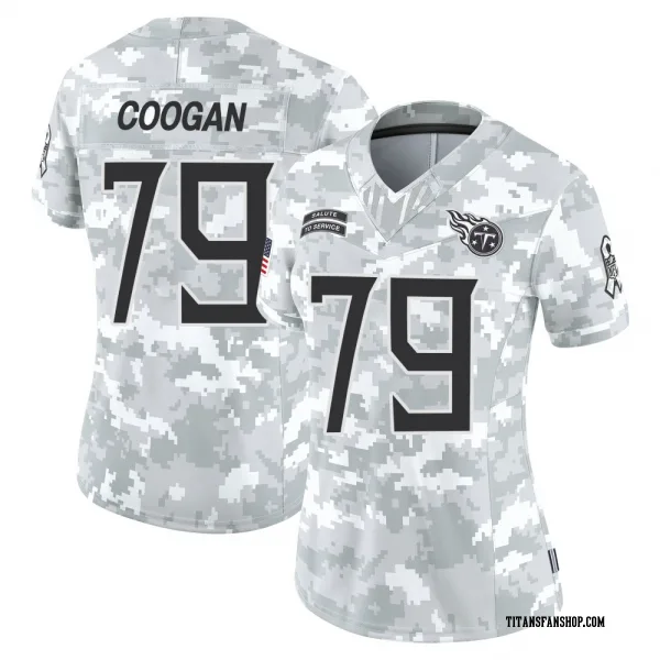 Women's Pat Coogan Tennessee Titans Limited Arctic Camo 2024 Salute to Service Jersey