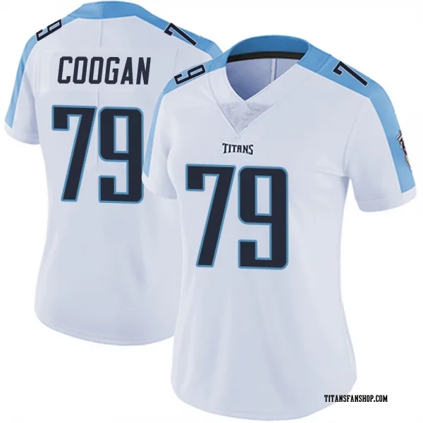Women's Pat Coogan Tennessee Titans Limited White Vapor Untouchable Jersey