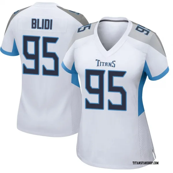 Women's Philip Blidi Tennessee Titans Game White Jersey