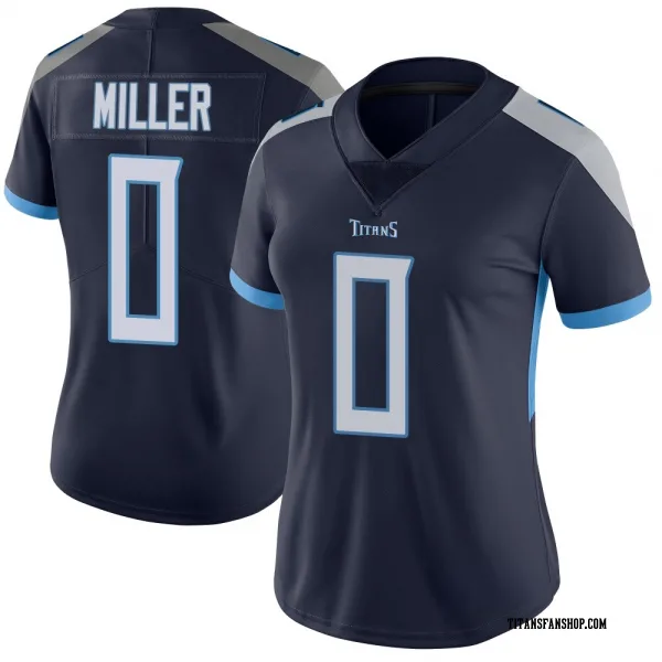 Women's Rasheed Miller Tennessee Titans Limited Navy Vapor Untouchable Jersey