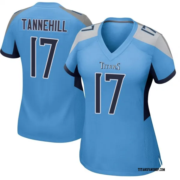 Women's Ryan Tannehill Tennessee Titans Game Light Blue Jersey