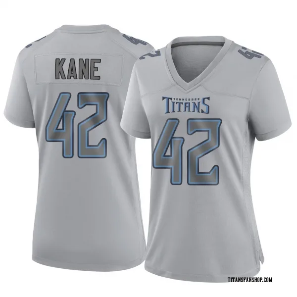 Women's Sanoussi Kane Tennessee Titans Game Gray Atmosphere Fashion Jersey