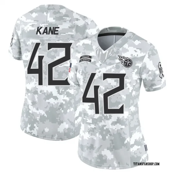 Women's Sanoussi Kane Tennessee Titans Limited Arctic Camo 2024 Salute to Service Jersey