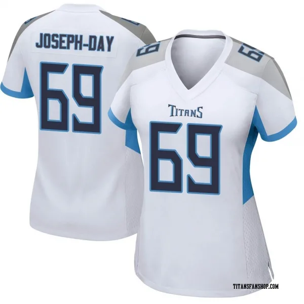 Women's Sebastian Joseph-Day Tennessee Titans Game White Jersey